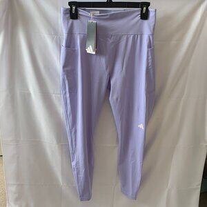ADIDAS On the Run 7/8 Running Tights in Violet Sz LARGE